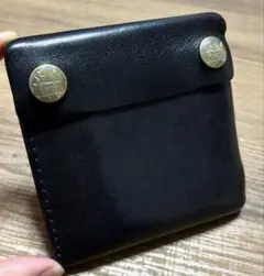 wallet SUN/kakke ロシアンカーフ ルーム ブラック - メルカリ