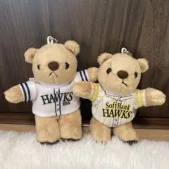 SoftBank Hawks ベアキーチェーン2個セット