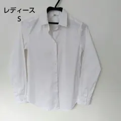 ユニクロ 　スーピマコットンストレッチシャツ　シャツ 長袖　 レディースＳ　白