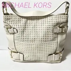 MICHAEL KORS マイケルコース レザー ショルダーバッグ アイボリー