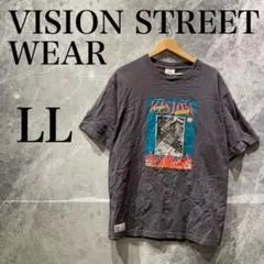 【極美品】VISION STREET WEAR Tシャツ LL グレー 灰色