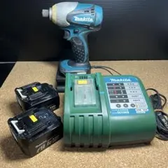 マキタ14.4V 充電式インパクトドライバーTD130D充電器バッテリー2個