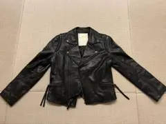 ライダージャケット　ショート丈　革製