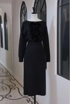 Her lip to Simone Knit Long Dress Mサイズ