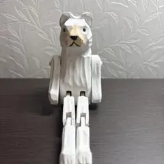 北欧風 クマ オブジェ 置き物 木製 白 木彫り おしゃれインテリア