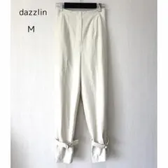 dazzlin ダズリン アンクルマークテーパードパンツ M アイボリーのサムネイル