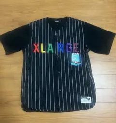 XLARGE カラフルロゴ ベースボールシャツ M