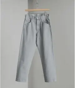 【美品】WYM LIDNM LOOSE FIT DENIM ライトグレー　M