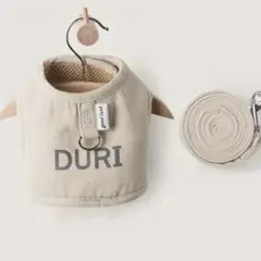 DULI 猫用リード 猫用ハーネス 胴輪 Mサイズ ベージュ