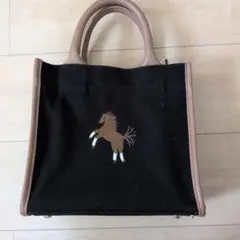 SEVEN TEN 馬刺繍トートバッグ VERY別注ショルダー - メルカリ