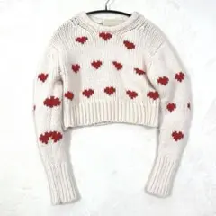 nknit ンニットshort ♡pattern KNIT ハートニット130のサムネイル