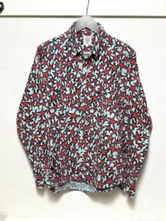 ソフトコットンシャツ・ハンドドロースター柄・Mサイズ