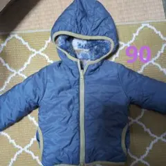 フード付きジャケット 90サイズ 青