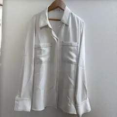 ZARA シアーシャツ　Lサイズ
