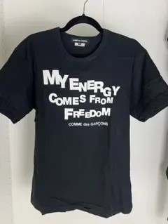 COMME des GARCONS ロゴTシャツ ブラック Mのサムネイル