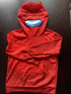 Among Usアモングアス　アマンガス　キッズ パーカー レッド　ハロウィン