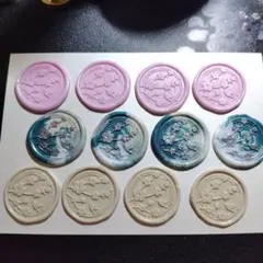 梅デザイン シーリングワックス 12個セット