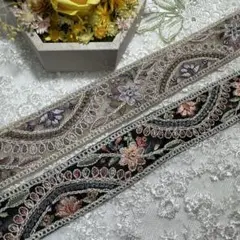 人気柄インド刺繍リボンスペシャルセット各1メートル合計4メートル