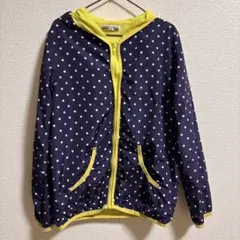 水玉ジャケット 140 ナイロンジャケット　シャカシャカ　ウインドブレーカー