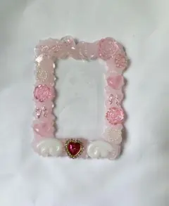 ホイップデコ　トレカケース　硬質ケース　B8 ピンク　推し活　チェキ　韓国