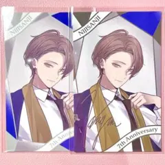 にじさんじ 7周年 チェキ風カード 加賀美ハヤト サイン