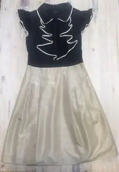 トッカ　tocca TOCCA フリル　バイカラー　ワンピース