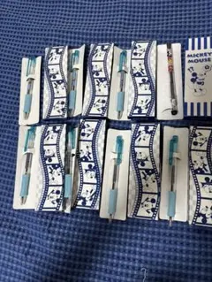 ミッキーマウス ボールペン 8本セット ディズニー 文房具 まとめ売り