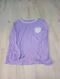 【新品・未使用】キッズパジャマ　薄手　パープル　中国製