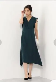 jewel changes 肩フリル イレヘムワンピース ドレスのサムネイル