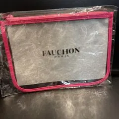 FAUCHON PARIS ポーチ ピンク　クリアポーチ　マチなしのサムネイル