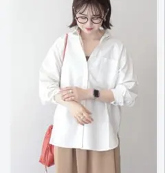 アメリカンホリック【UVカット】オックスベーシックシャツのサムネイル