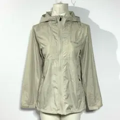 【美品】コロンビア マウンテンパーカー【S】ベージュ 軽量 撥水 フード付