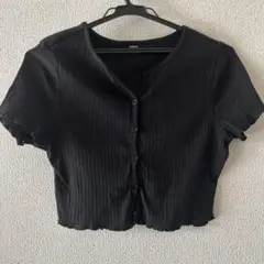 SHEIN クロップド丈 シャツ