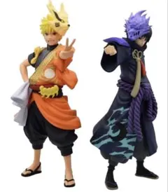 ナルト疾風伝20周年記念衣装　フィギュア うずまきナルト　うちはサスケ