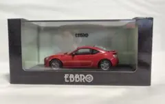 未開封　EBBRO 1/43 TOYOTA 86 レッド ミニカー