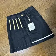 MARKLONA 黒 ストライプ スカート