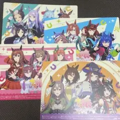 セブン限定ウマ娘B5マルチシート全4種コンプ プラスオマケ