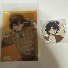 江戸川乱歩 ロフト缶バッジ ハート型缶バッジ 文スト　modern 文豪ストレイドッグス 箔押し缶バッジ 江戸川乱歩