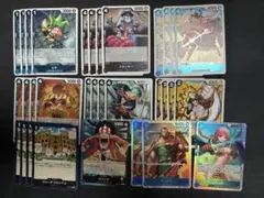 青黒ウソップ　デッキパーツ　まとめ売り　レベッカ　キュロス　sr