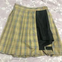 WEGO チェック柄ミニプリーツスカート