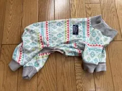 幾何学模様 フリース犬服 小型犬用