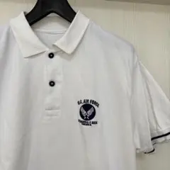 貴重な初期物◎￼U.S. AIR FORCE ポロシャツ 世田谷ベース L￼