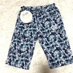 L.COPECK 新品未使用タグ付き　140サイズ ハーフパンツ　迷彩柄　紺系