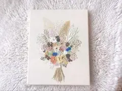 【No.90】 テクスチャーアート　アート　絵画　インテリア　花　ブーケ