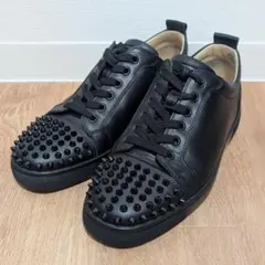 GUCCI スタッズスニーカー ハイカット ブラック レザー 27cm相当 