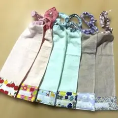 101.おりこうエプロン　おりこうタオル　タオルエプロン　6枚組　女の子