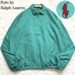 希少カラー✨80s USA製　ポロバイラルフローレン スイングトップ ポニー刺繍
