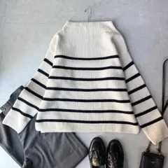 ボーダーニット ニット