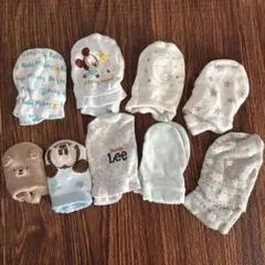 ベビー用手袋 9点セット ミッキー・星デザイン