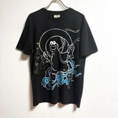 ✨人気✨ ユニバーサルスタジオ【Ｍ】 Ｔシャツ エルモ ロゴ キャラT 黒